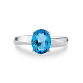 Blue Topaz Ring - Dracakis Jewellers